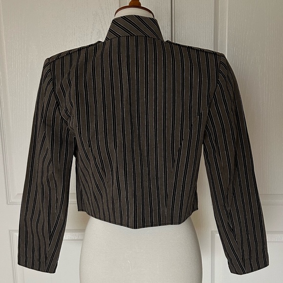Vintage Striped Blazer Jacket Neiman Marcus - Picture 4 of 5